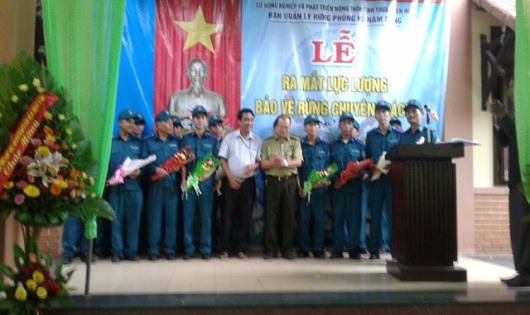 Ra mắt đội Bảo vệ rừng chuyên trách