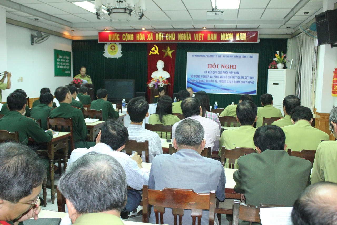 Ký kết phối hợp bảo vệ và phòng, chống cháy rừng