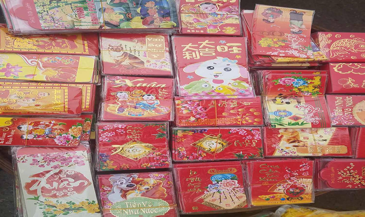 Muôn màu phong cách bao lì xì ngày Tết