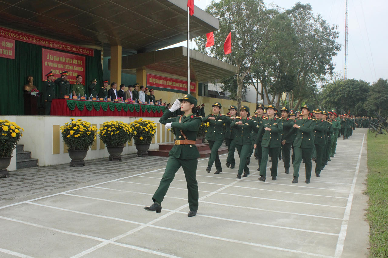 LLVT tỉnh TT Huế ra quân huấn luyện năm 2018  