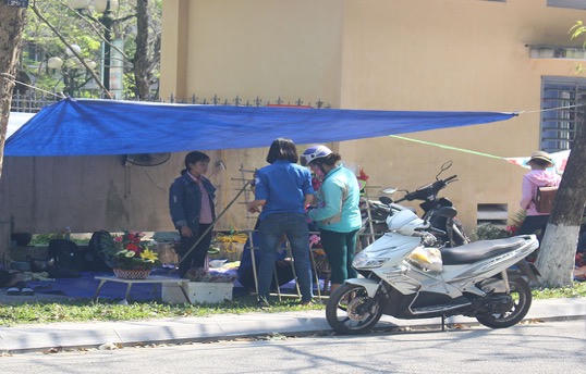 Bạn trẻ Huế hứng thú kinh doanh hoa ngày 8/3