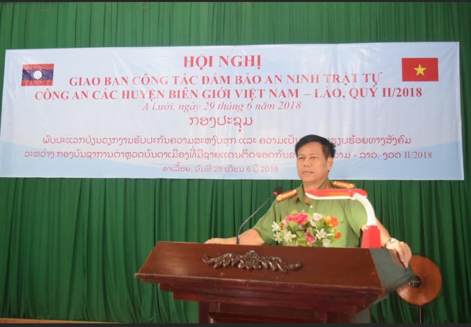 Công an Việt Nam - Lào đảm bảo an ninh trật tự trên tuyến biên giới 