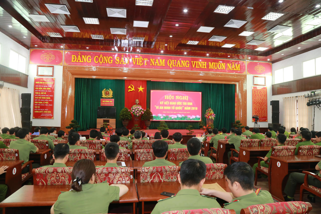 Cụm Thi đua số 5, Bộ Công an ký kết giao ước thi đua năm 2019 