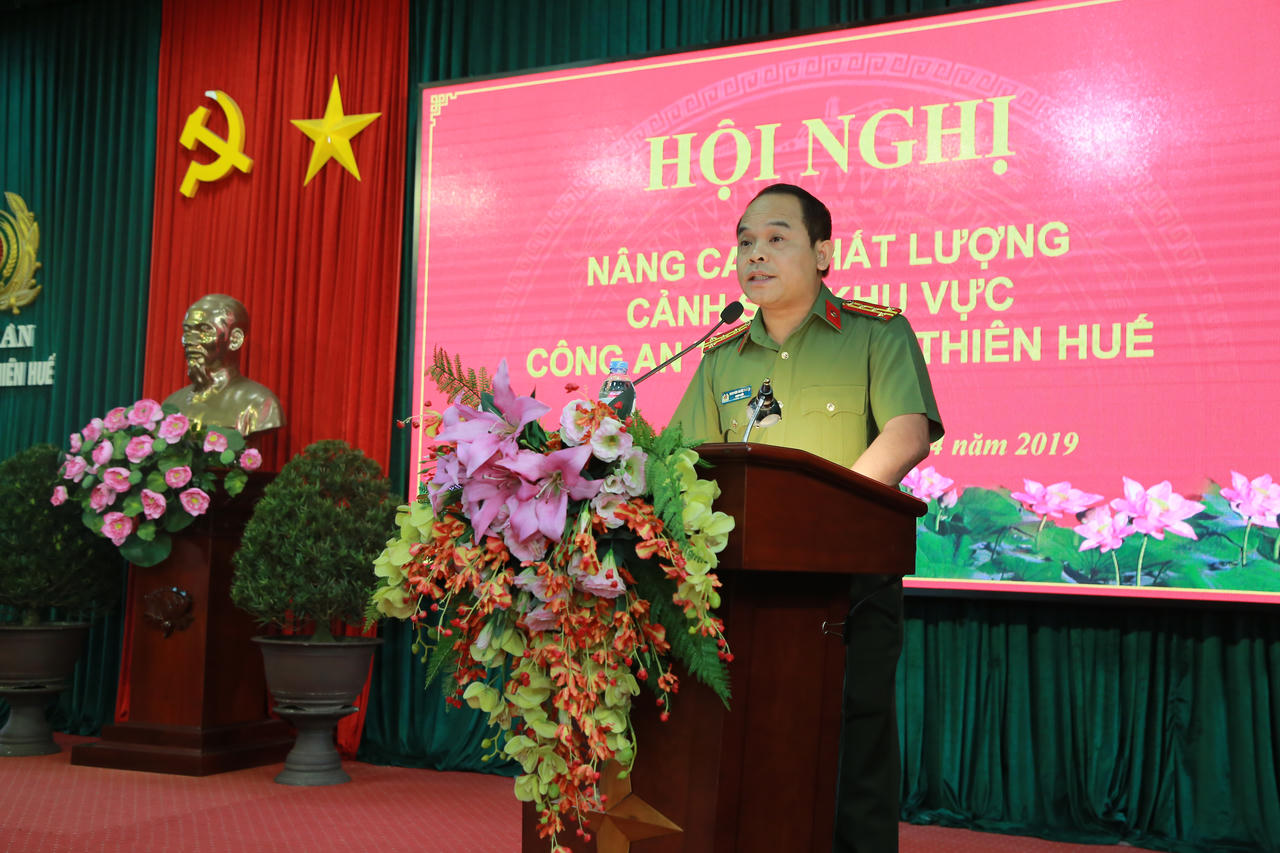 Công an Thừa Thiên Huế tổ chức Hội nghị Nâng cao chất lượng Cảnh sát khu vực 