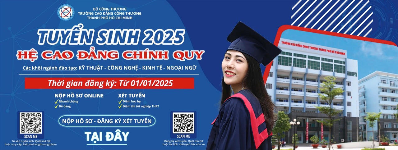 Trường Cao đẳng Công thương TP Hồ Chí Minh tuyển sinh theo phương thức xét tuyển linh hoạt và tổ hợp môn đa dạng