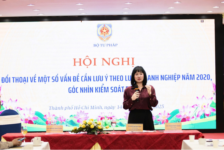 Hội nghị đối thoại: Một số vấn đề cần lưu ý theo Luật Doanh nghiệp năm 2020, góc nhìn kiểm soát rủi ro
