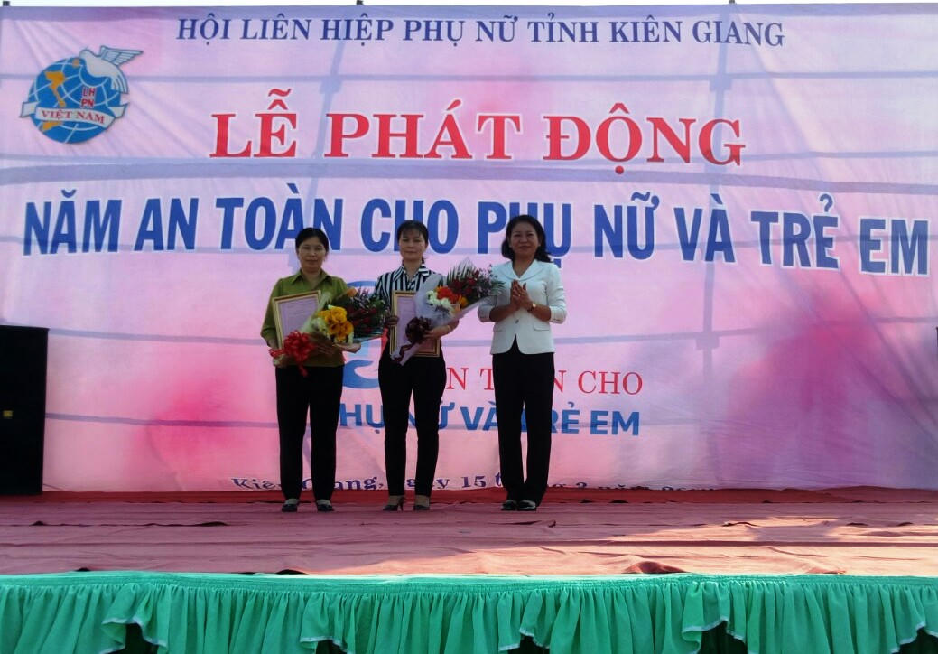 Kiên Giang phát động năm An toàn cho phụ nữ và trẻ em