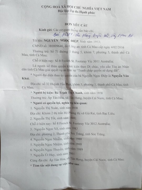 Cho cháu đứng tên để chứng minh tài sản, ai ngờ mất đất