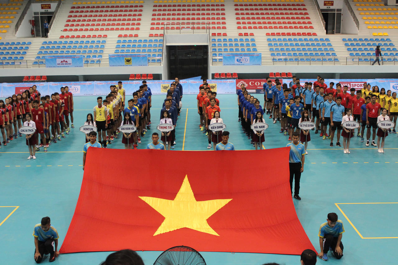 Khai mạc Giải bóng chuyền hạng A toàn quốc tại Kiên Giang