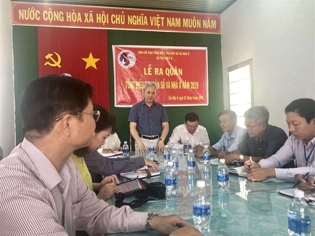 Tỉnh Kiên Giang hoàn thành tiến độ Tổng điều tra dân số và nhà ở năm 2019