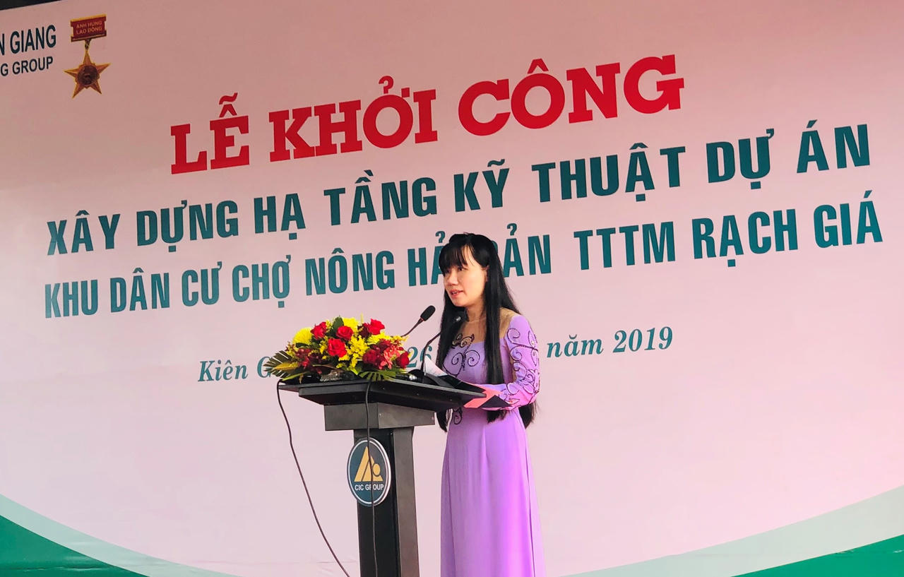 Khởi công dự án Khu dân cư Chợ Nông hải sản - Trung tâm thương mại Rạch Giá 600 tỷ đồng 