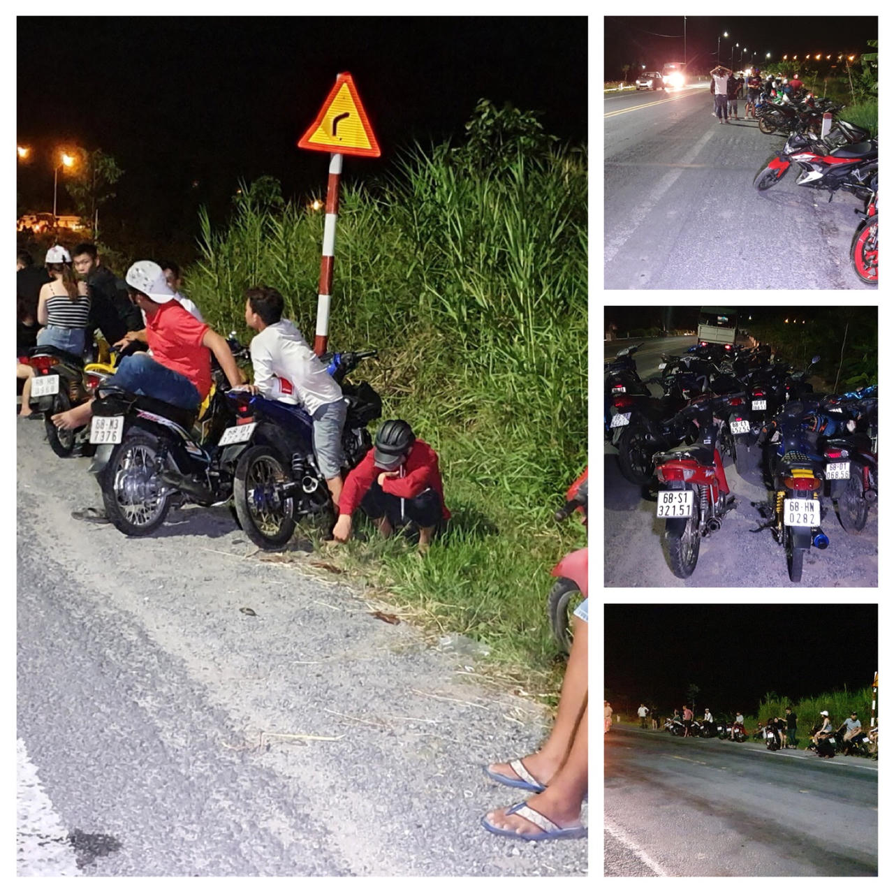 Hàng trăm quái xế đua xe bị bắt giữ trong đêm