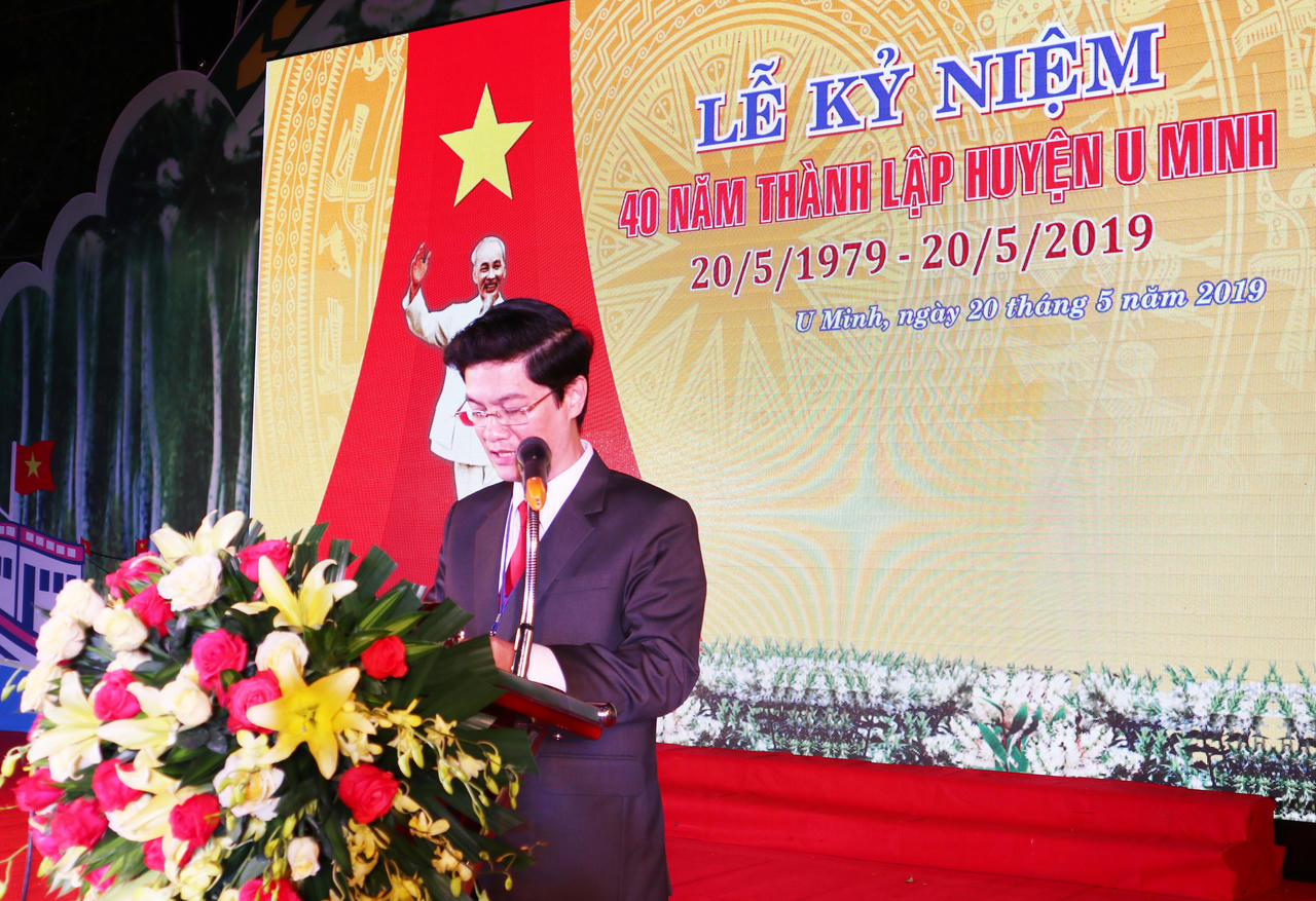 Long trọng kỷ niêm 40 năm ngày thành lập huyện U Minh