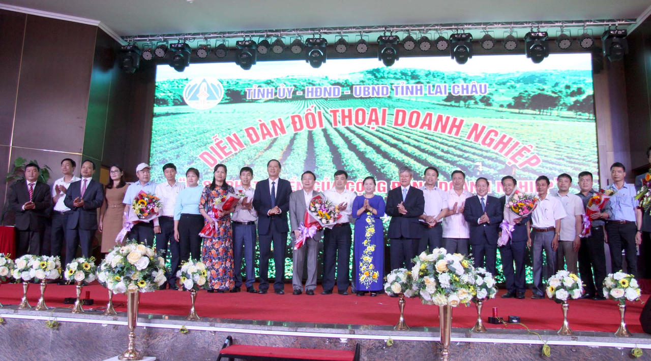 Lãnh đạo tỉnh Lai Châu cam kết sát cánh cùng cộng đồng doanh nghiệp