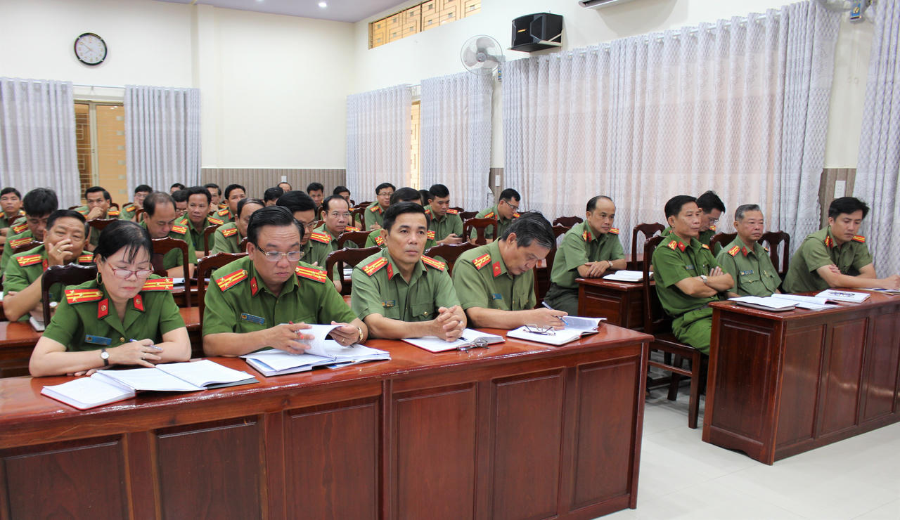 Công an tỉnh Kiên Giang triển khai nhiệm vụ công tác 6 tháng cuối năm