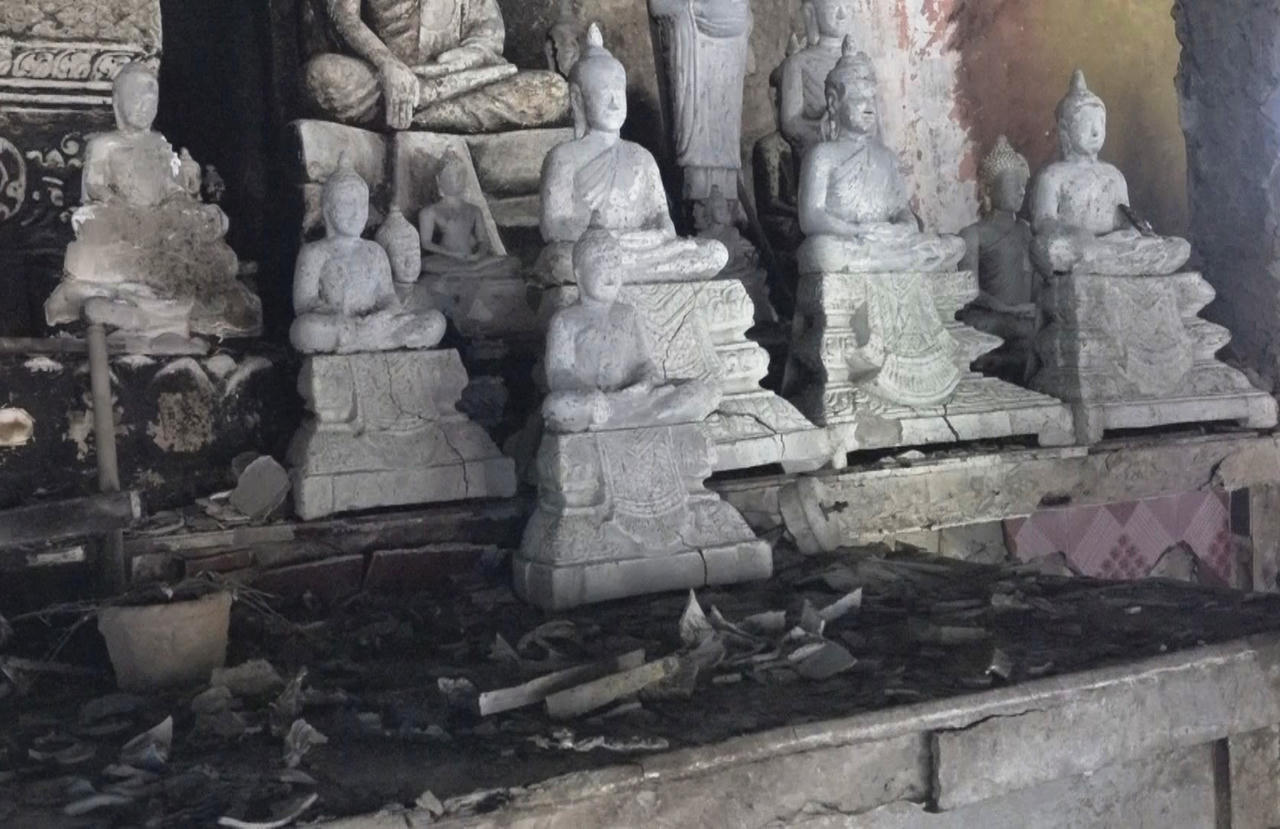 Cháy chùa Tà Bết ở Kiên Giang, 150 tượng phật bị thiêu rụi