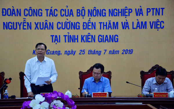 Kiên Giang phải tái cơ cấu lại nền nông nghiệp theo chiều sâu