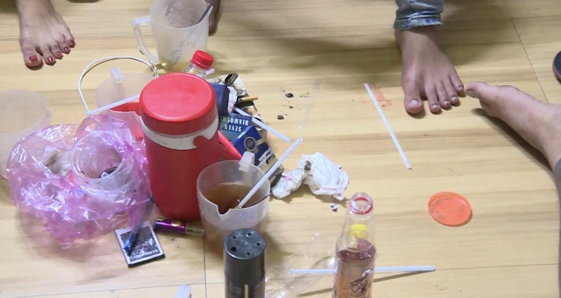 Bạc Liêu: Bắt quả tang nhiều thanh niên sử dụng ma túy trái phép