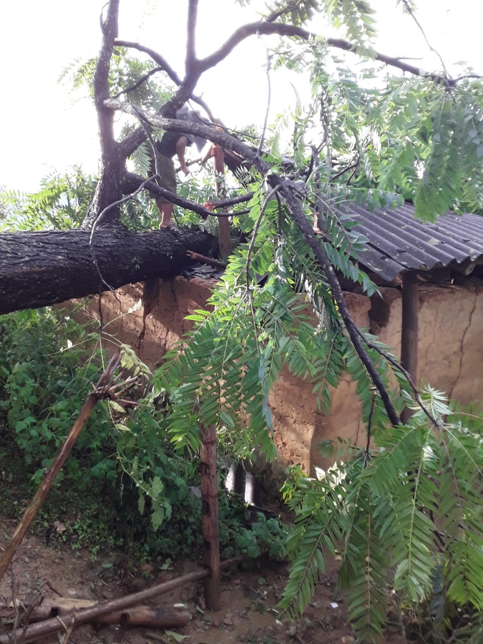 Mưa đá lần đầu tiên xuất hiện tại Si Ma Cai