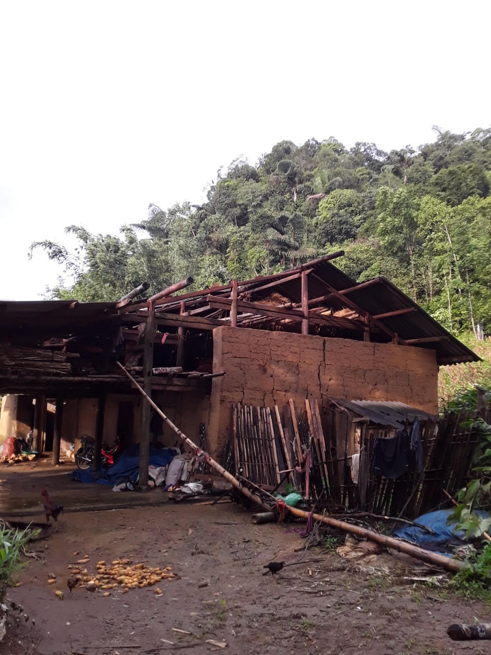 Mưa đá lần đầu tiên xuất hiện tại Si Ma Cai