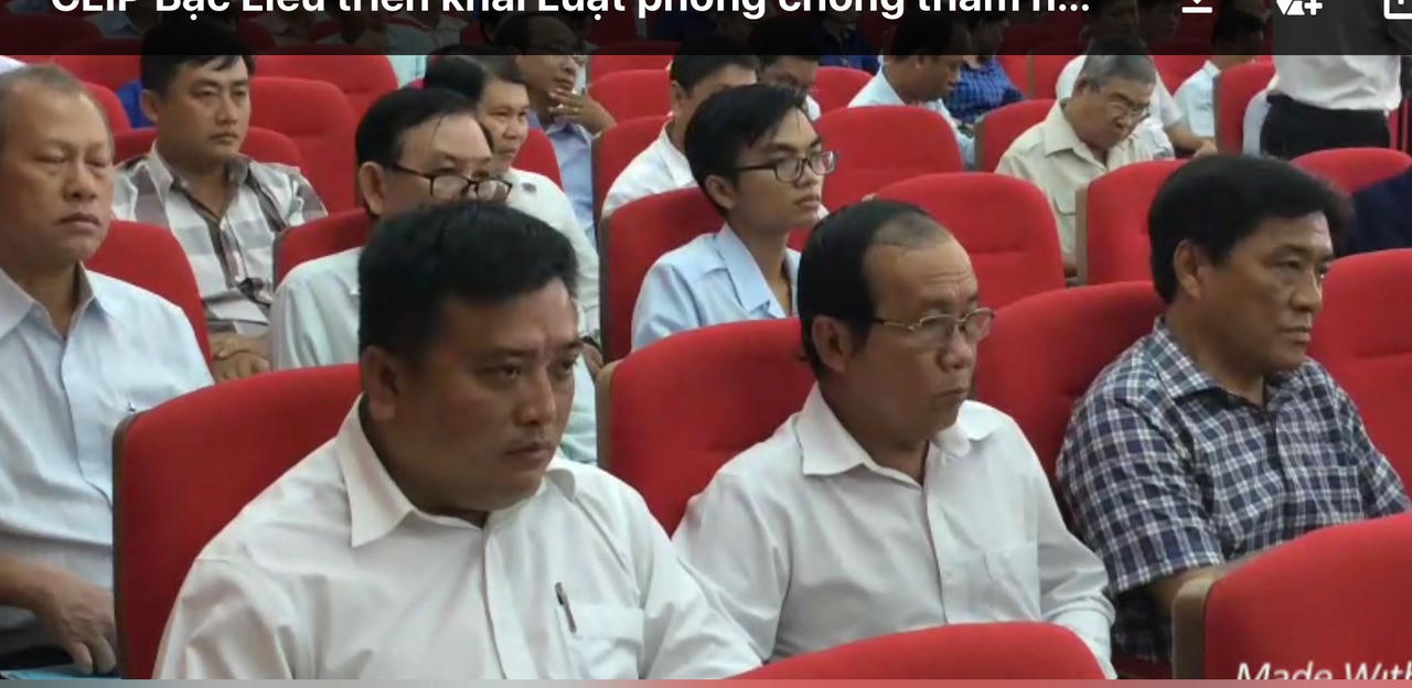 Bạc Liêu tổ chức hội nghị triển khai Luật Phòng chống tham nhũng năm 2018