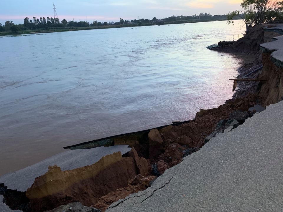 An Giang tạm ứng 24 tỷ đồng tiếp tục khắc phục tình trạng sụp lở Quốc lộ 91