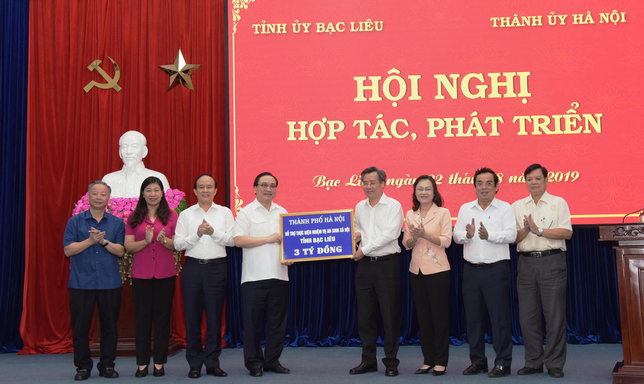 Bạc Liêu - Hà Nội trao đổi kinh nghiệm, hợp tác và phát triển