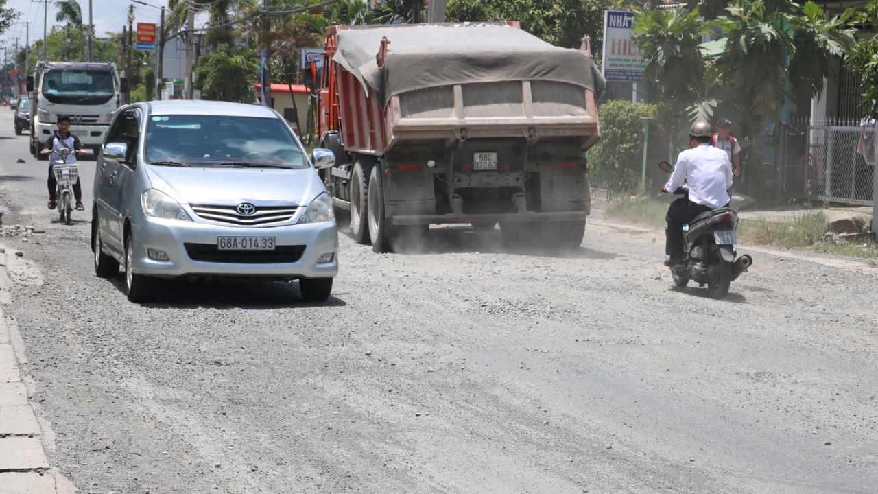 Kiên Giang: Báo động tình trạng quốc lộ 80 xuống cấp nghiêm trọng 
