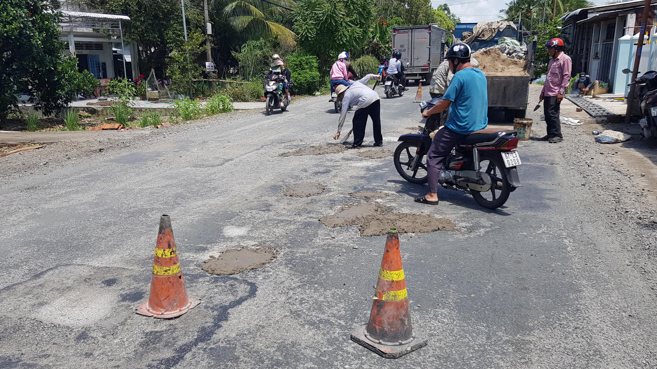Kiên Giang: Báo động tình trạng quốc lộ 80 xuống cấp nghiêm trọng 