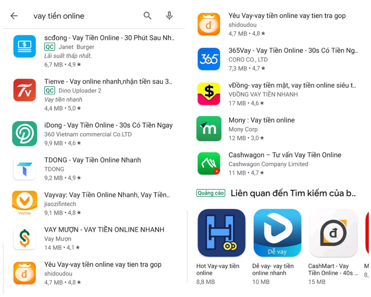 Cảnh giác với “tín dụng đen” biến tướng từ ứng dụng vay tiền online 