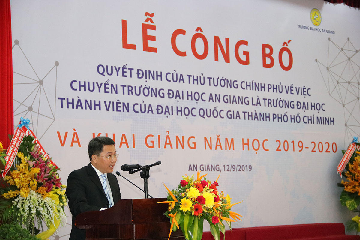 Đại học An Giang thành thành viên Đại học Quốc gia TP Hồ Chí Minh