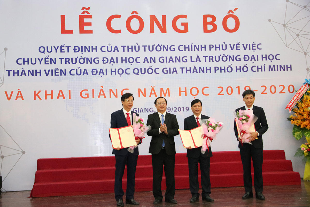 Đại học An Giang thành thành viên Đại học Quốc gia TP Hồ Chí Minh