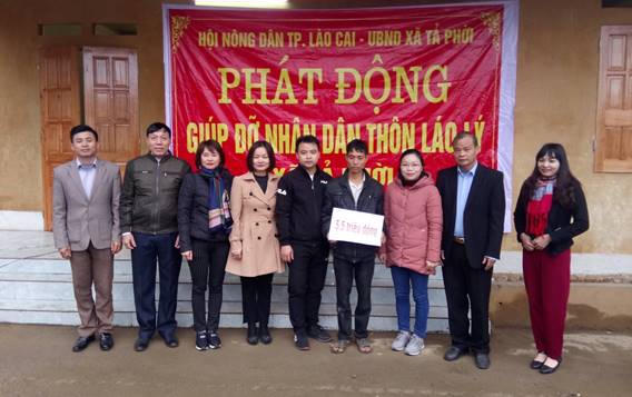 Thành phố Lào Cai chung tay giúp đỡ thoát nghèo tại Thôn Láo Lý - xã Tả Phời 