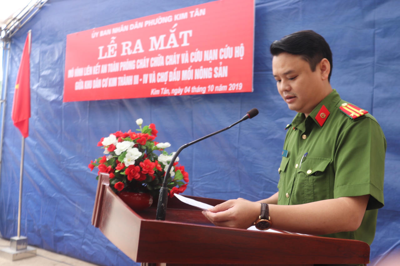 Lào Cai ra mắt mô hình liên kết an toàn phòng cháy, chữa cháy đầu tiên