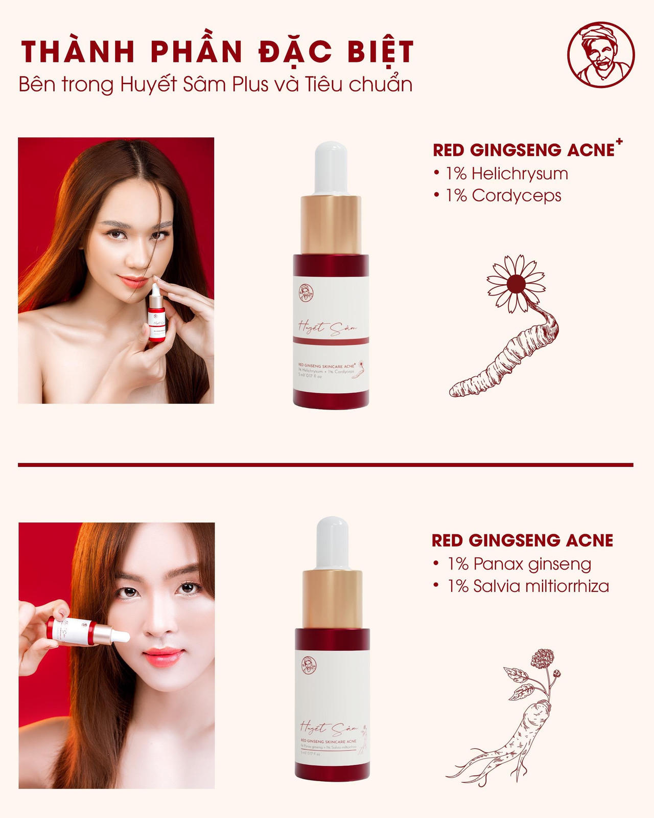 Huyết Sâm Bà Lão có thực sự loại bỏ mụn trên da?