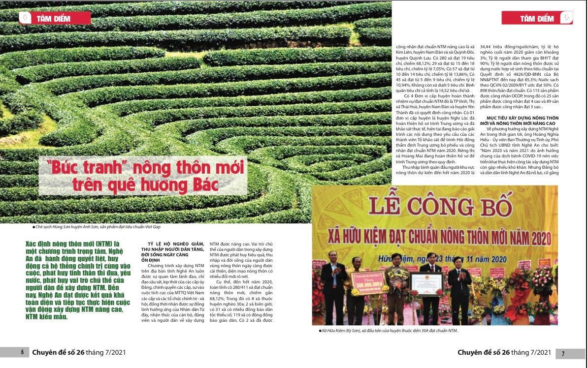 Đón đọc Chuyên đề Pháp luật số đặc biệt “Bức tranh Nông thôn mới trên quê hương Bác”