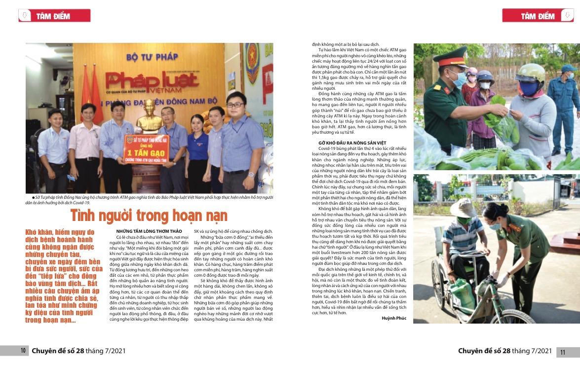 Đón đọc Chuyên đề Pháp luật số đặc biệt “Vững tay chèo trong tâm bão dịch”