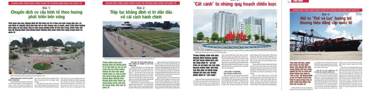 Đón đọc Chuyên đề Pháp luật số đặc biệt “Quảng Ninh: Hành trình vươn tới thương hiệu đẳng cấp quốc tế”