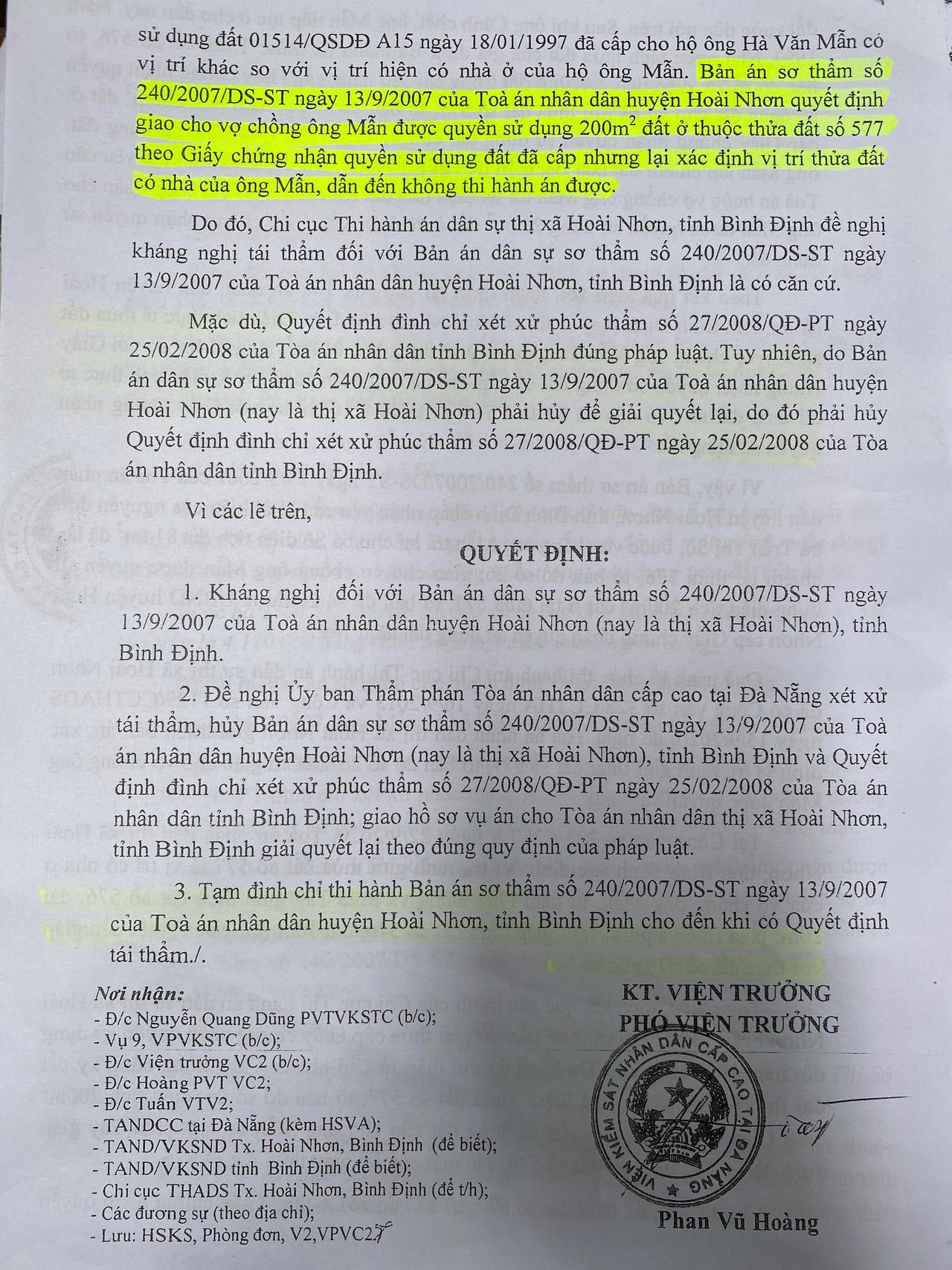 Bình Định: Bản án tuyên 14 năm không thể thi hành lại rơi tiếp vào “bế tắc”?