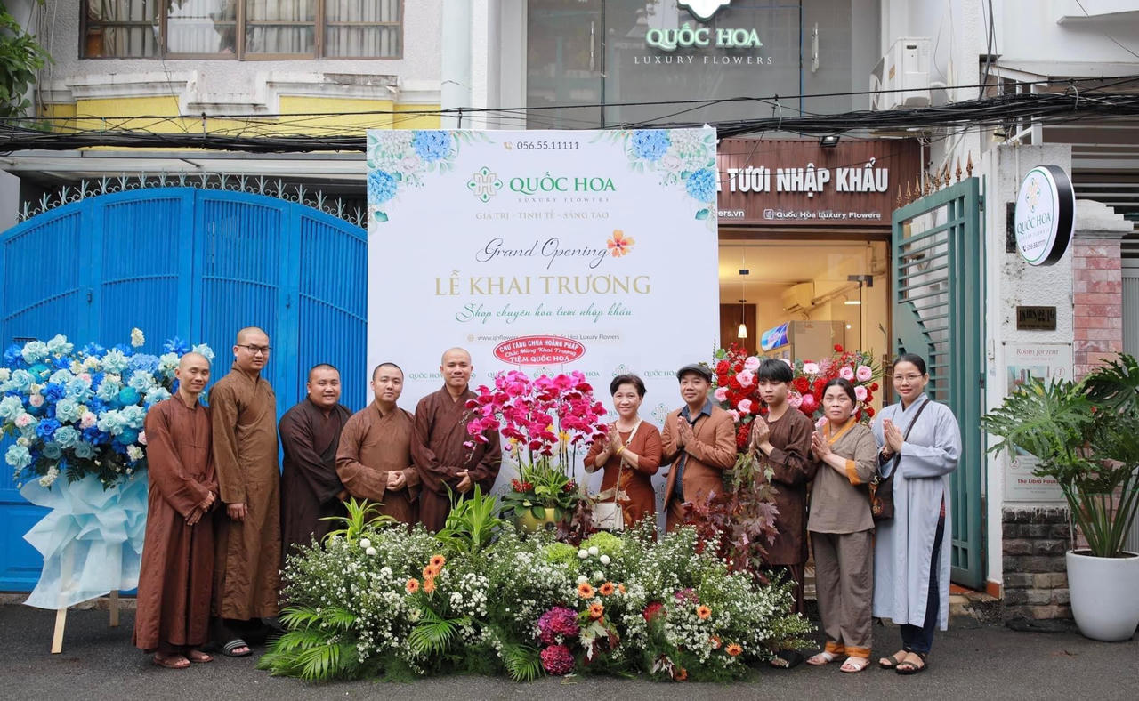 Mở tiệm hoa tươi nuôi dự án từ thiện