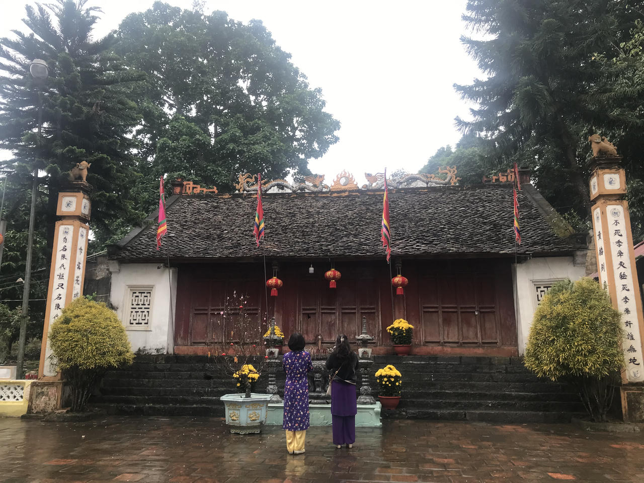 Đền thờ bậc trung thần triều Trần hai lần được phong Thượng tướng quân