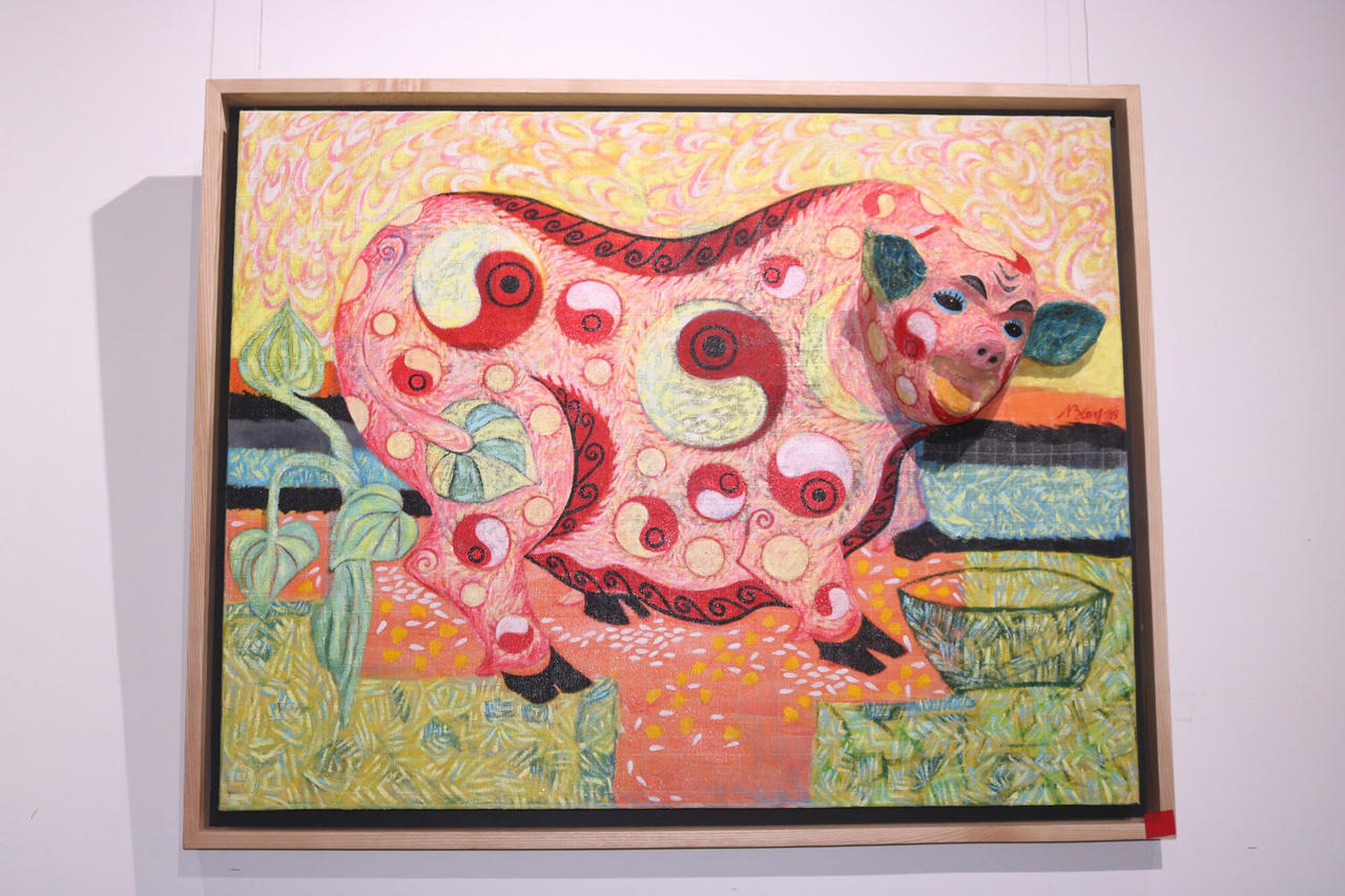 Lạ mắt với Triển lãm tranh 12 con giáp của họa sĩ Ngô Bá Công