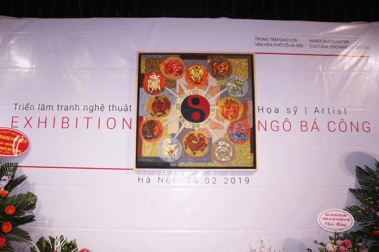 Lạ mắt với Triển lãm tranh 12 con giáp của họa sĩ Ngô Bá Công