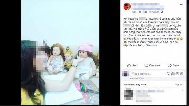 Búp bê Thái Lan Kumathong rao bán tràn lan trên mạng xã hội