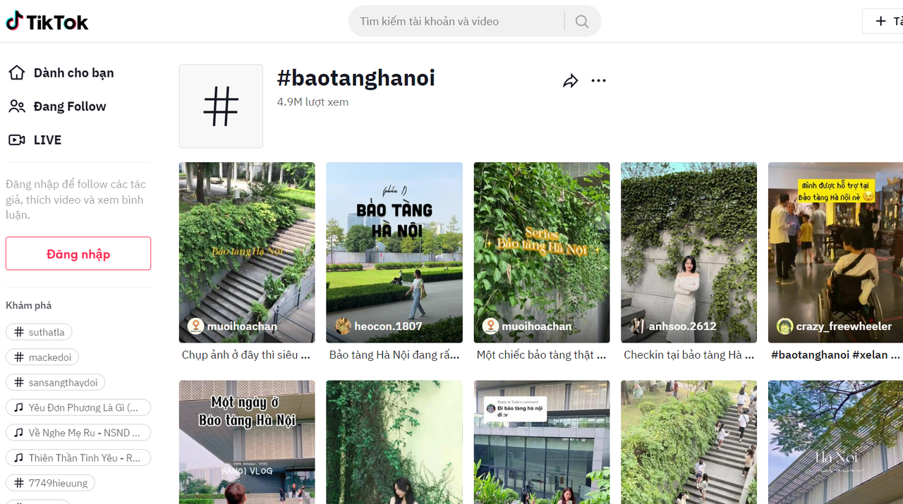 Bảo tàng Hà Nội trở thành địa điểm “check-in” thu hút khách tham quan