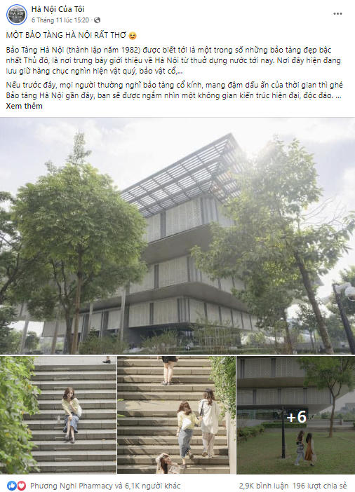 Bảo tàng Hà Nội trở thành địa điểm “check-in” thu hút khách tham quan