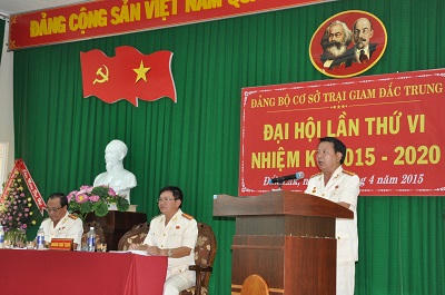 Trại giam Đắk Trung, Đắk Tân (Đắk Lắk): Đại hội Đảng bộ nhiệm kỳ mới, phát huy hơn nữa hiệu quả của mạng lưới cơ sở bí mật