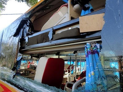 Đau đầu nạn “ném đá cho vui” xe khách ở Tây Nguyên