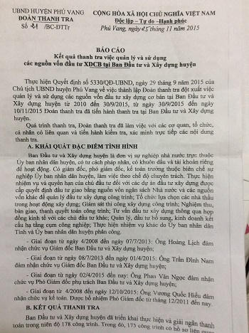 Buông lỏng quản lý tại Ban Đầu tư xây dựng, trách nhiệm thuộc về ai?