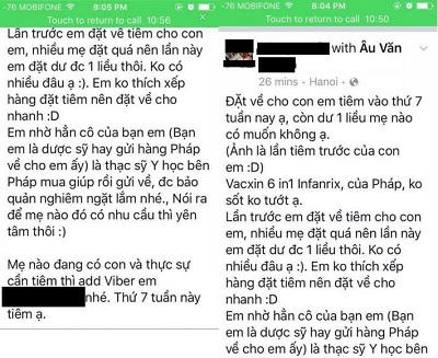Vắc-xin "xách tay" có thể gây nguy hại đến tính mạng trẻ